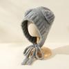 Y2K Children Hat Warm Cute Knitted Hat Fashion Bear Ears Beanie Hats  Girls
