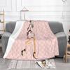 Be Fabulous! Super Warm Soft Blankets On Sofa/Bed/Travel Miss Be Fabulous Style Stylish Trendy Cute Pretty Girly Woman Lady