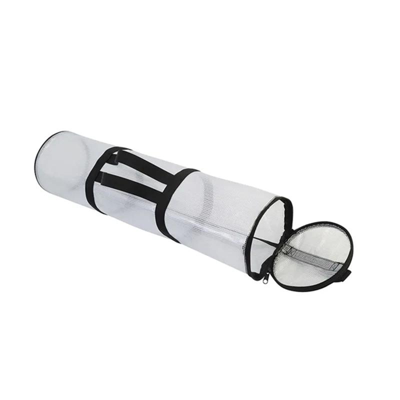M-Modern-Christmas Wrapping Paper Storage Bag Underbed Xmas Gift Wrap Organiser Easy Carry Handles Clear Waterproof Bag