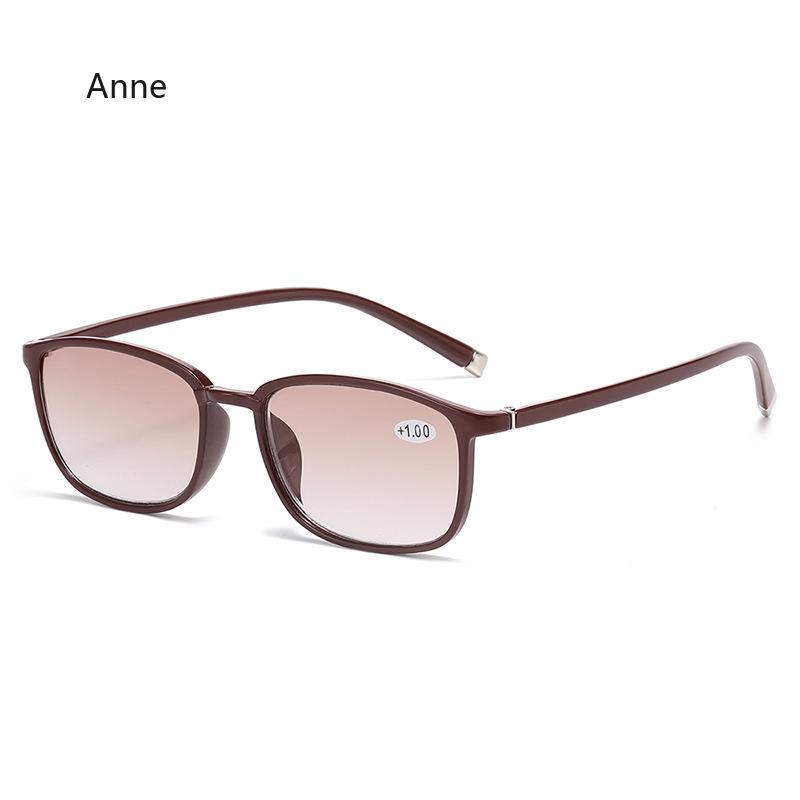 New Reading Glasses Hinge Rectangular Frame Men and Women HD Reader Eyeglasses Diopter 1.0+1.5+2.0+2.5+3.0+3.5+4.0  óculos