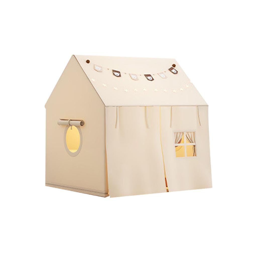 Indoor Play Tent with Br Flags Star Lights sy Setup Spacious Toddler Tent for Home Bedroom Decor