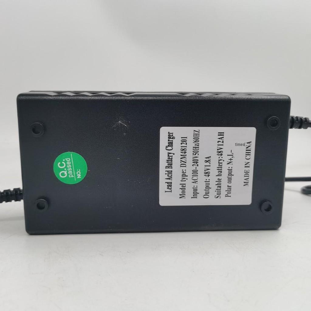 48V 12AH Smart Three-Stage Lead-Acid Battery Charger for Electric Scooters
