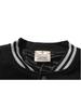 Men's High-End Scruffy Baseball Jacket with Sun Illuminati Eye Embroidery