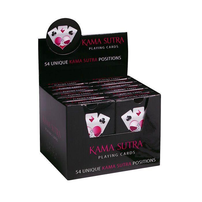 Jeux de cartes - kama sutra - 54 cartes - design chic - pour adultes - rouge