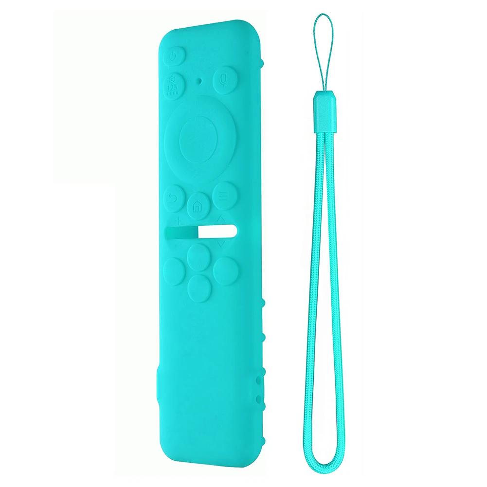 Protective Sleeve Silicone Shockproof Anti-Slip with Detachable Lanyard Smart TV for Samsung BN59-01432A BN59-01432B BN59-01432D