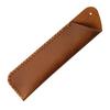 Cowhide Fountain Pen Sleeve - Personalized Retro Handmade Protective Cover with Large Capacity