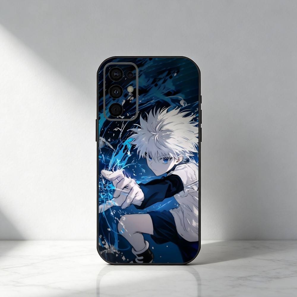 

Чехол для телефона HxH Аниме k-Killua для Samsung S25, S24, S21, S22, S23, S20, Ultra, S26, Plus, Fe, Note, 5G Черный Samsung S21lite