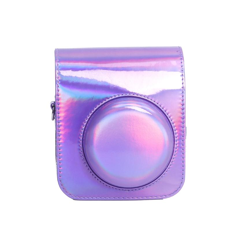 Camera Case PU Leather Protective Case Soft Cover for Mini 12 Camera Leather Cover Replacement фиолетовый