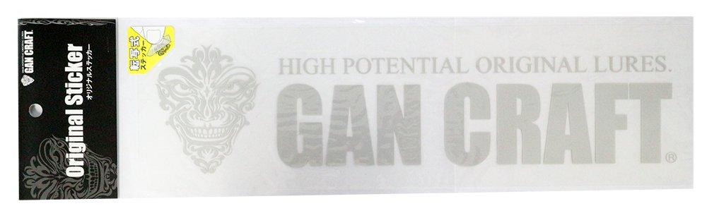 

GAN CRAFT Оригинальная переводная наклейка Логотип Тип L #03 Серебристый