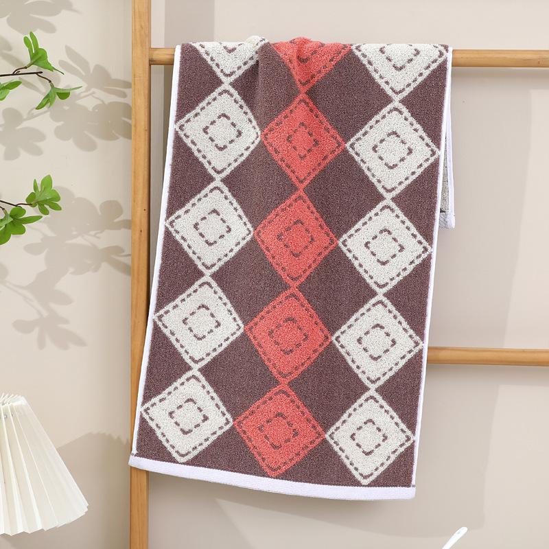 Cotton Towel Thickened Jacquard Soft Absorbent Adult Household Polyester Cotton Towel Quick Drying Towel Cotton Children's Face Towel