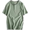 Leak-Picking! Export Export Japan Pure Cotton Men Casual Pure Color Short Sleeve T-Shirt Tail Order Cattle Goods OEM Goods Bottoming Shirt