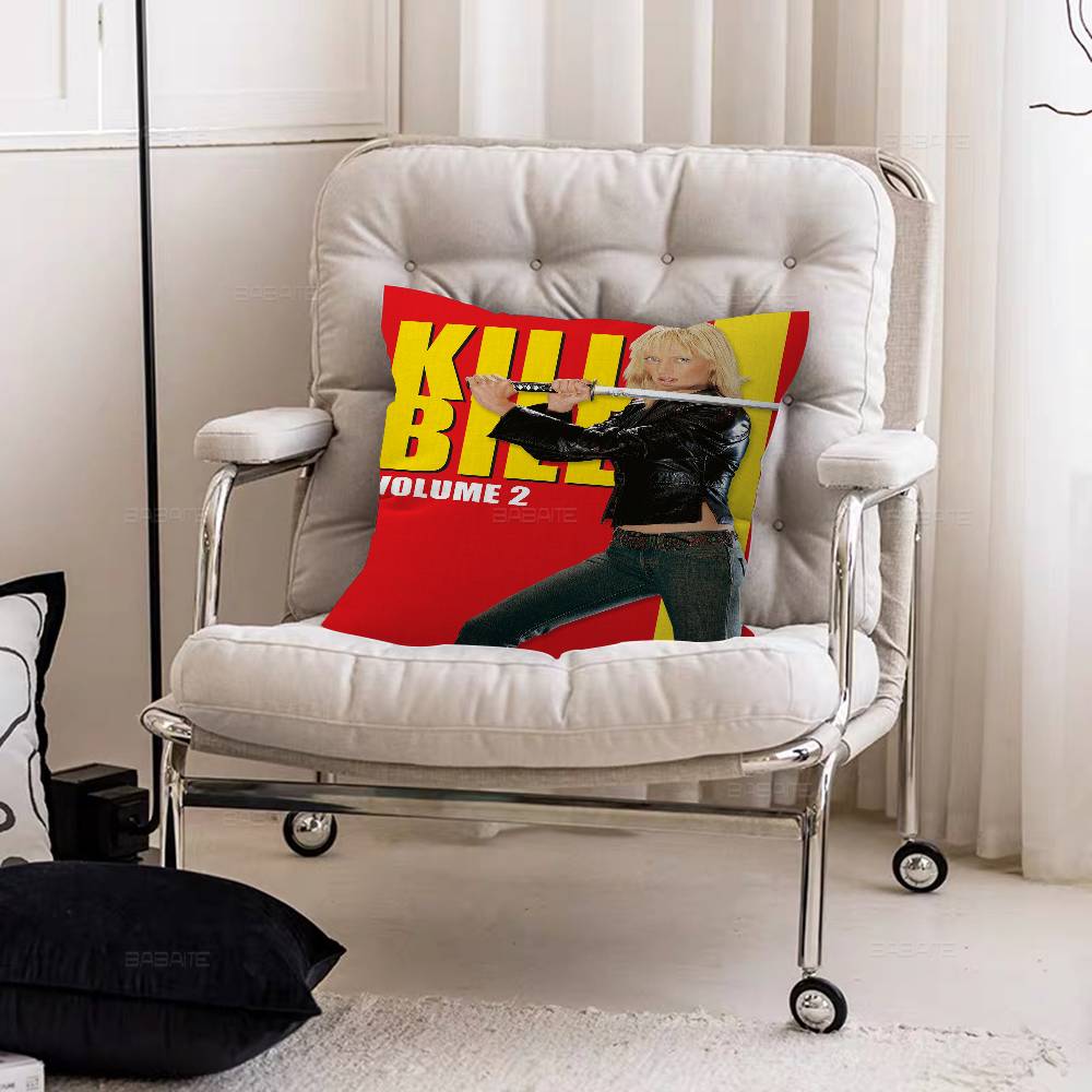Classic Fiction Movie Kill Bill Cushion Cover Polyester Sofa Cushions Decorative Throw Pillows Home Decoration Pillowcover