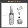 Uxcell 2/5/10pcs Square Head Screwdriver Bits 1/4" Hex Shank SQ0/SQ1/SQ2/SQ3 Head 1" Length S2 Steel Screw Driver Drill Bit