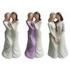 Sister Friendship Statue: Best Friend Gift–Girls Holding Hands Desk Decor