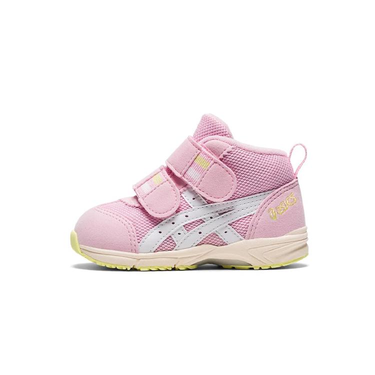

Asics Abrasion Resistant Anti Kick Breathable Mid top Toddler Shoes Pink White Infant And Toddler TUB127-700 22.5