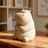 3D Printed Angry Hippo Car Dashboard Decor - Durable Plastic, Halloween & Christmas Gift (Home Desk/Party)