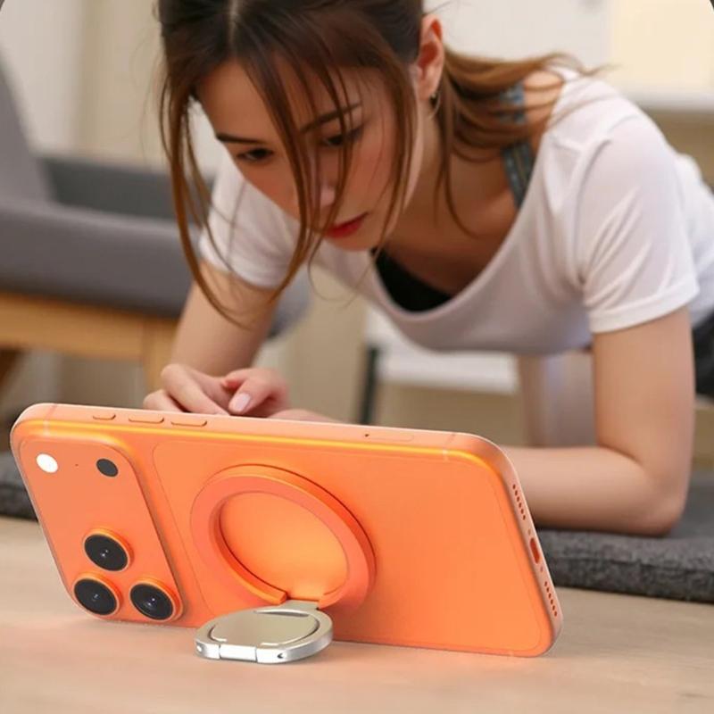 Finger Grip Stand Double Side Magnetic Holder Phone Mount Cellphone Kickstand Foldable Bracket for Phone 17 16 15