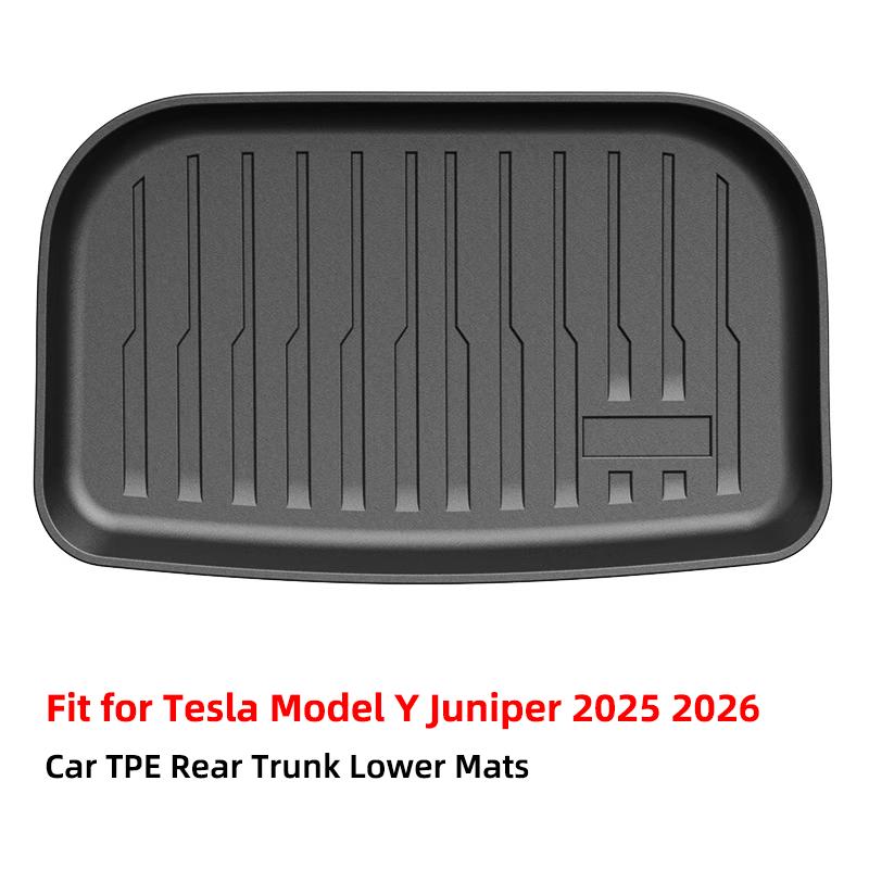For Tesla Model Y Juniper Floor Mats All Weather Non-Slip Trunk Mats & Cargo Liners for Tesla 2025 2026 Car Interior Accessories