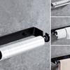 RecabLeght Toilet Paper Holder Bathroom Towel Rack Aluminum Paper Towels Holder Kitchen Roll Wc Accessories Wall Mounted Shelf