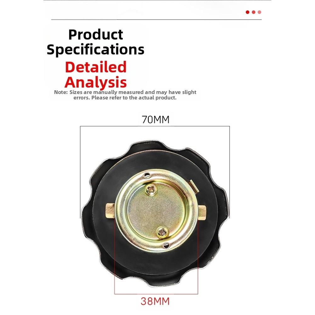 Aluminum Alloy Lock Motorcycle Fuel Cap Fuel System Replacement Wear Resistant Easy Installation Metal Construction