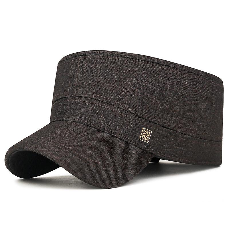 Men's Four Seasons Flat Top Hat Middle-Aged Business Sun Hat