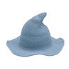 Hats: Witch hats, pointed tops, large brim hats, cotton yarn knitted wizard hats, top hats, foldable bowl hats, bucket hats