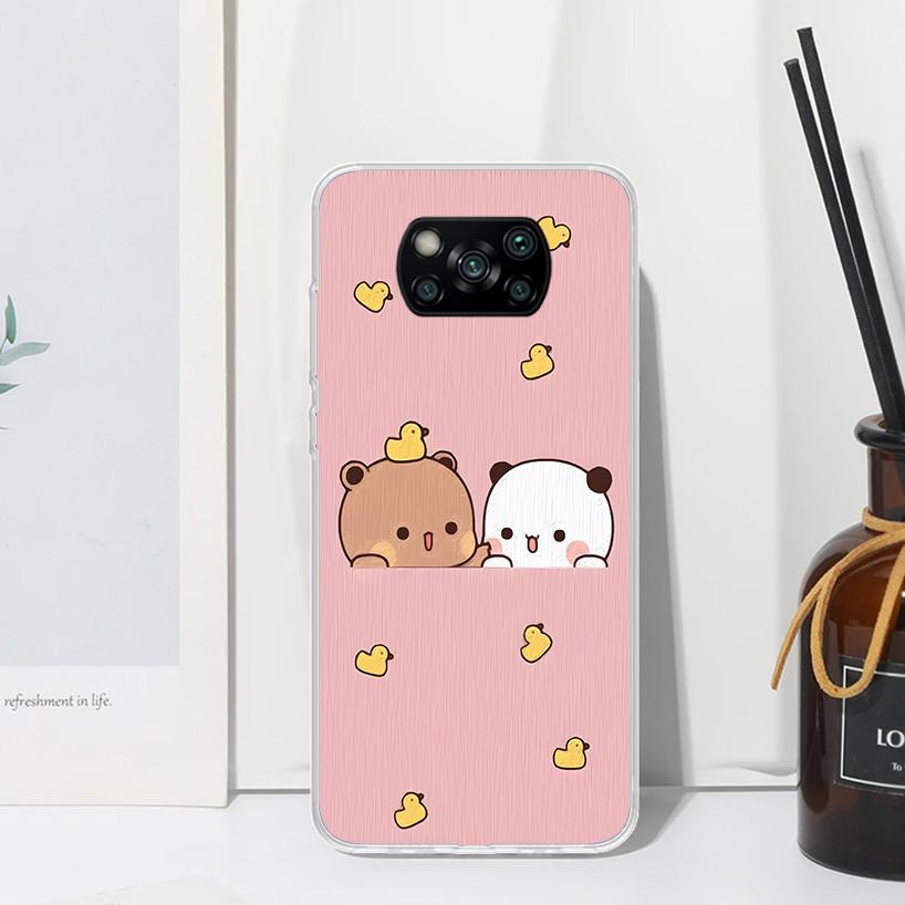 

Cute Peach Goma Cat Phone Case For Xiaomi Poco X7 X6 X5 M7 M8 Pro F7 Ultra Redmi 15C 15 13C 13 12C 12 10 10C 10A Art Fundas Poco Xiaomi Poco X5