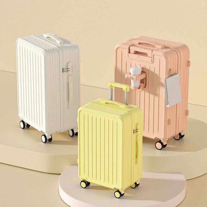 Durable 20-inch Silent Trolley Suitcase for Women and Men