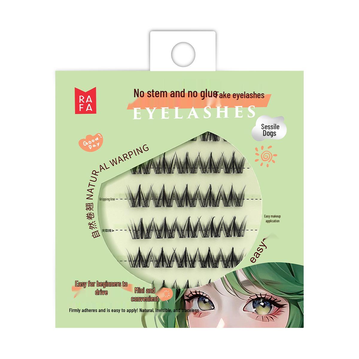 

Lafa Glue-Free Double-Pointed Sunflower False Eyelashes for a Wild Cat Eye Look