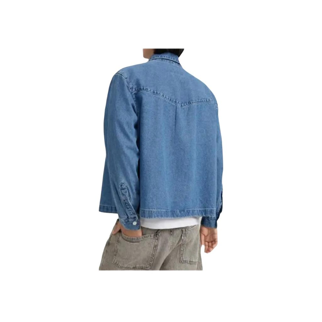 Levis Fashionable Versatile Simple Lapel Jacket Men Jackets Dark-Blue A91680000