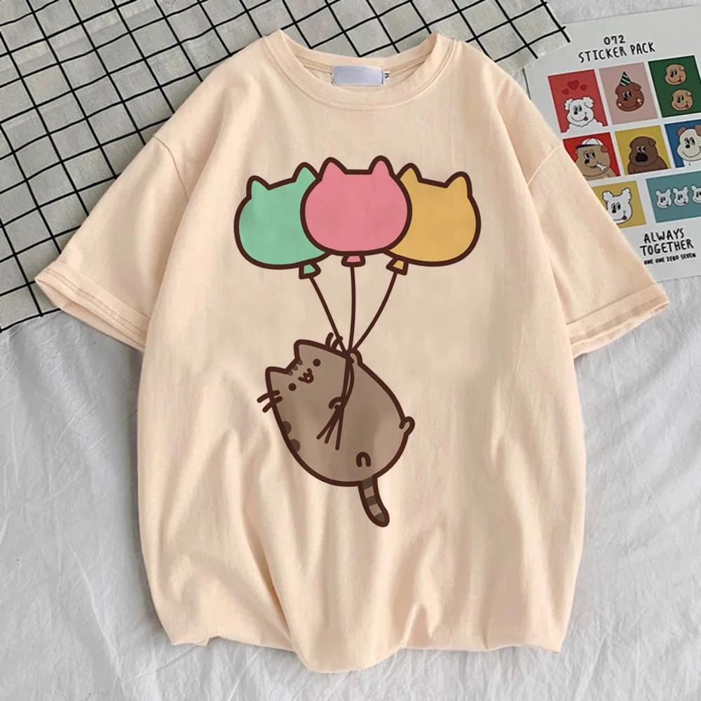 

Cat Shirt Girl Anime Punk Graphic Harajuku Retro 2000s Tshirt 90s Hip Hop Pastel Classic Psychedelic S