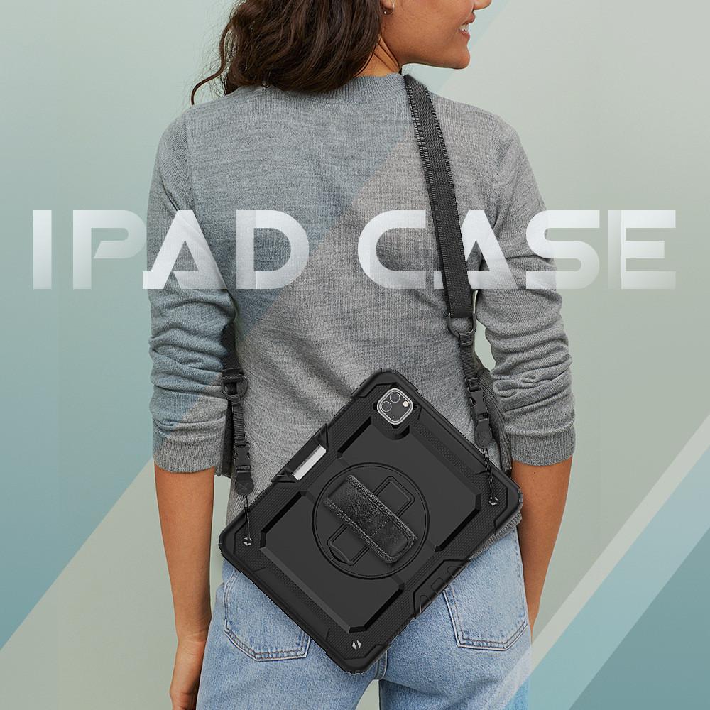 Ipad For Air 11 Case Silicone Anti Fall Rotating Bracket Protective Cover Gift