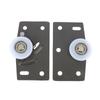 1 Set Wear-resistant Wardrobe Door Wheel Closet Mute Pulley Moving Door With Adjustable Spring Door Rollers Furniture Hardware