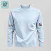 Jeanswest Life Men's Loose Cotton Long-Sleeve Crewneck T-Shirt