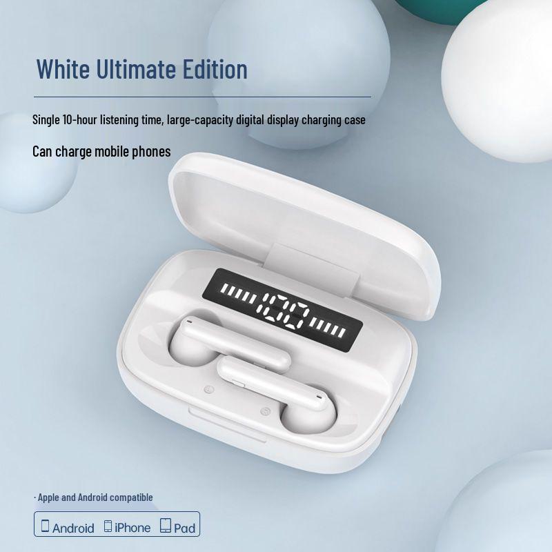 High-Quality True Wireless Bluetooth Earphones: Cute Girl Style, Ultra-Long Standby, Compatible with Apple, Huawei, Vivo