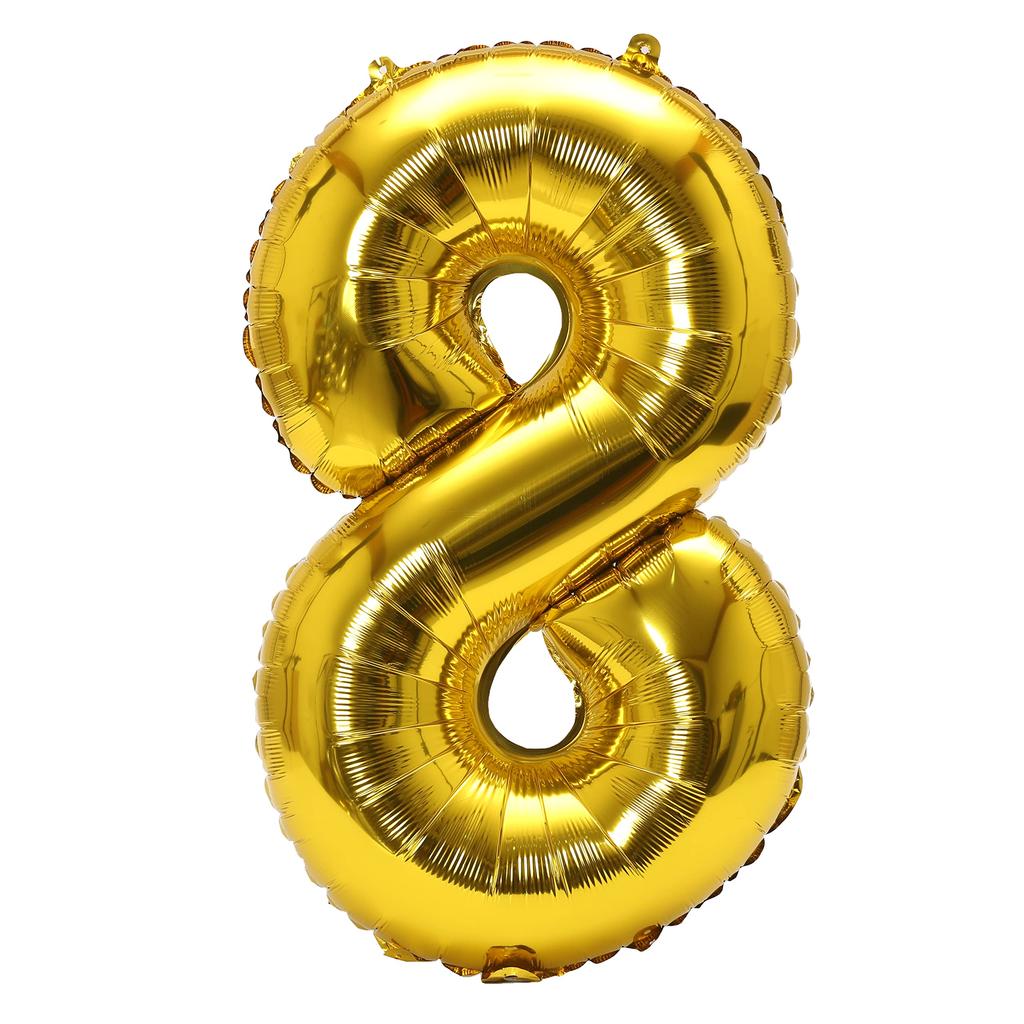32 Inch Digital Aluminum Film Balloon Paper Card Hardcover Slim Body Digital Party Floating Decoration Balloon