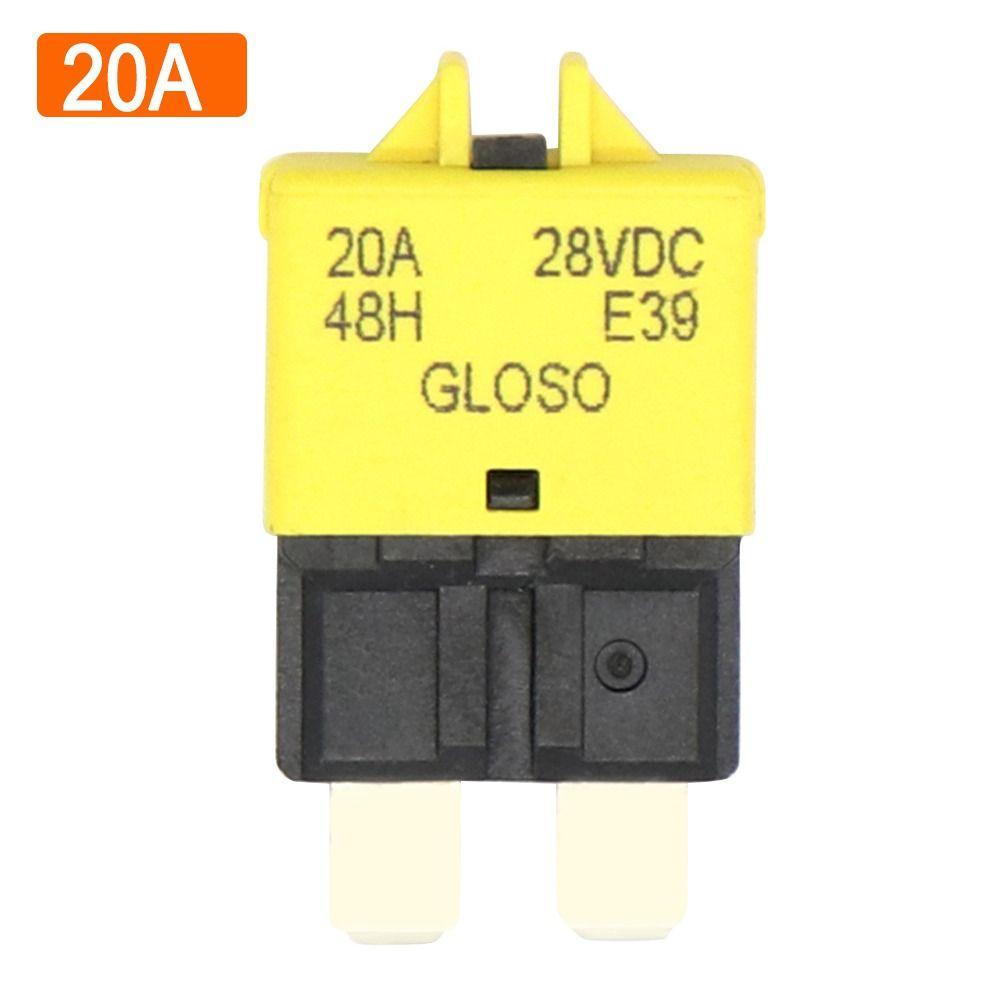 Automatic Recovery Circuit Breaker Manual Reset Fuse Adapter  Car Motorcycle Truck Boat Marine