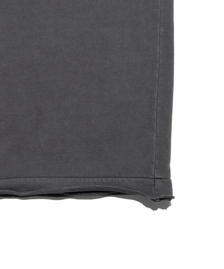 LEE Pigment-Dyed Capri Sweat Shorts Pigment Charcoal