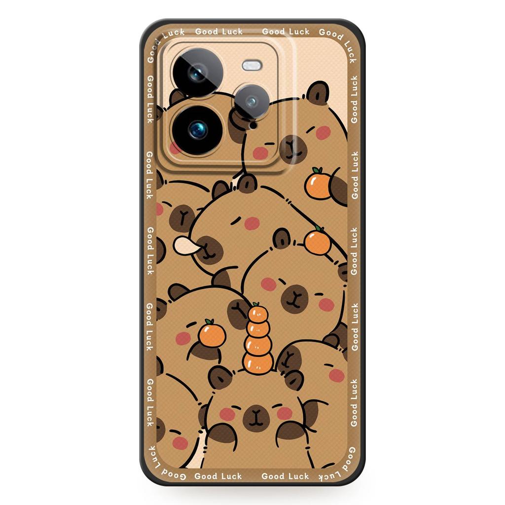 Cartoon Protective Phone Case For Realme GT7 Pro Phone Pouch Durable Cute Back Cover Dirt-resistant Silicone Anti-knock