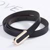 Givan Paul Real Cowhide Fashion Women Versatile Smooth Buckle Belt Women Decorative Suit Trouser Belt Waist