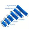 6pcs Cake Baking Molds Alphabet Letter Words Cookie Press Stamp Embosser Cutter Fondant Mould Happy Birthday Cake Decoration