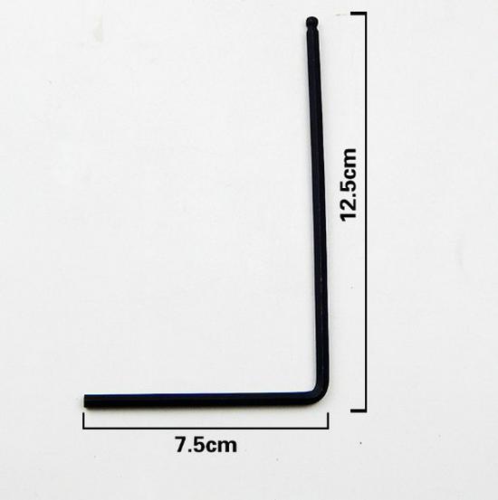 Martin Acoustic Guitar Neck Adjustment Tool: 4mm/5mm Allen Wrench 4mm чёрный