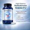 1-3X Nattokinase Supplement - 10800 FU 60 Capsules Per Serving HOT 2026