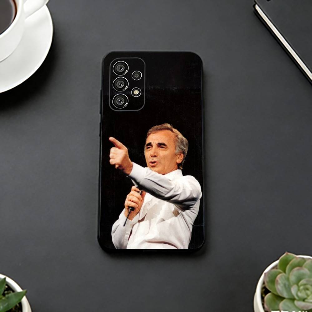 

Charles Aznavour Music Phone Case For Samsung S25,S24,S21,S22,S23,S30,Ultra,S20,Plus,Fe,Soft Silicone Black Cover Samsung S21Ultra