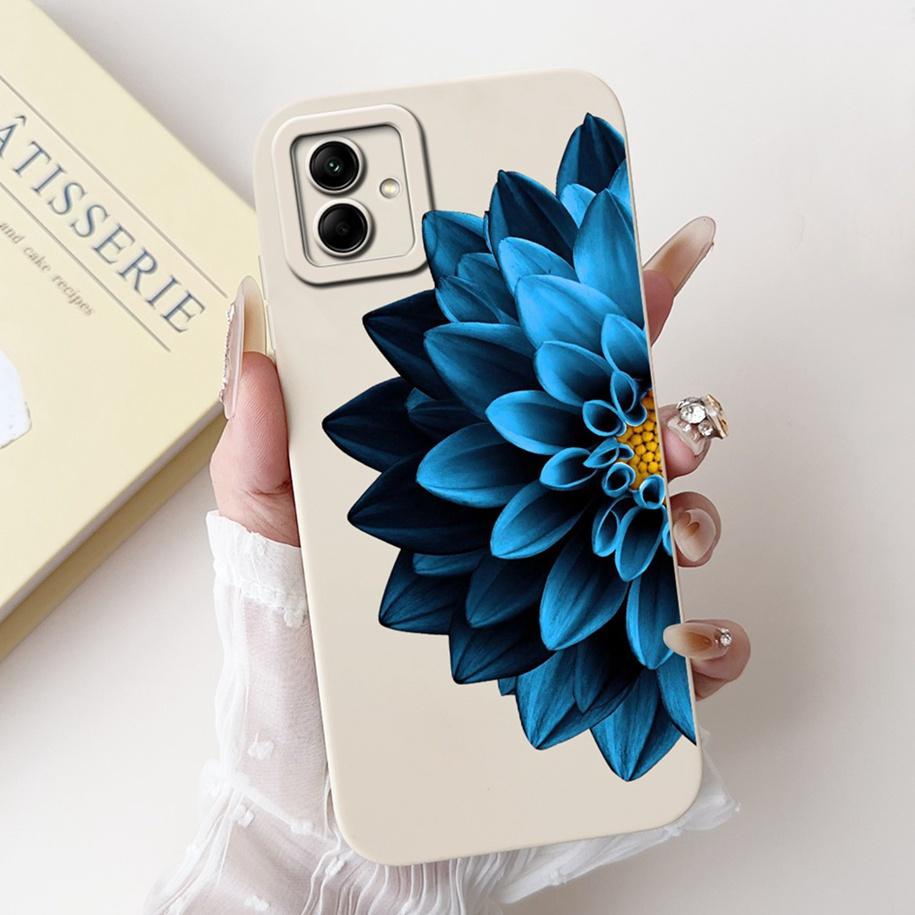 Shockproof Cover For Samsung Galaxy A05 A05s M05 Case New Fashion Flower Soft Silicone Phone Shell For Samsung A05 SM-A055F Capa