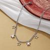 Stainless Steel Star Anklet for Women Minimalist Hollow Star Foot Jewelry Beach Accessory Gift
