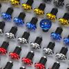 2 STÜCKE Motorrad Lenkerenden Stecker Griffe Stecker Aluminium Lenkerkappen Motorrad für Honda Yamaha KTM Dirt E-Bike Zubehör