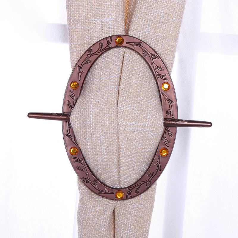 

1 пара винтажных римских круглых пряжек для штор, держателей для штор, декоративных колец для штор, художественных пряжек для штор, аксессуаров для дома Drcor