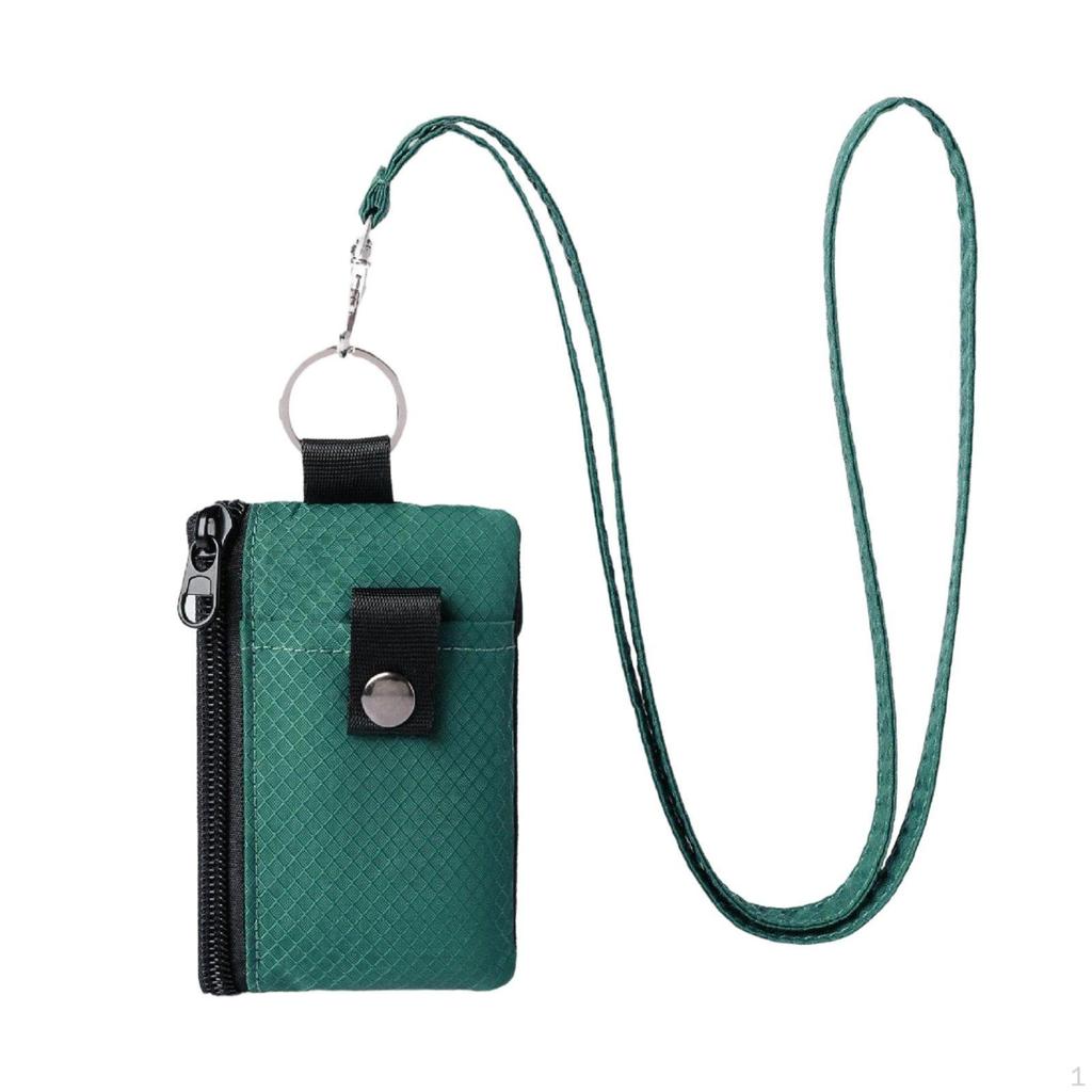 Blocking Wallet Waterproof Lanyard Identification Holder Small