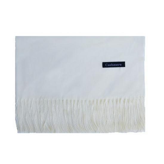 Red Faux Cashmere Winter Scarf for Women - 2026 Korean Style Solid Color Shawl with Logo, Ideal for Annual Meeting Gifts